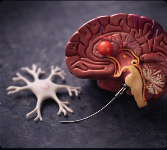 Brain aneurysm — anatomical illustration